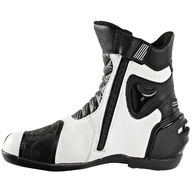 Men's All-Season Boots Joe Rocket Superstreet Men's White Leather Boots