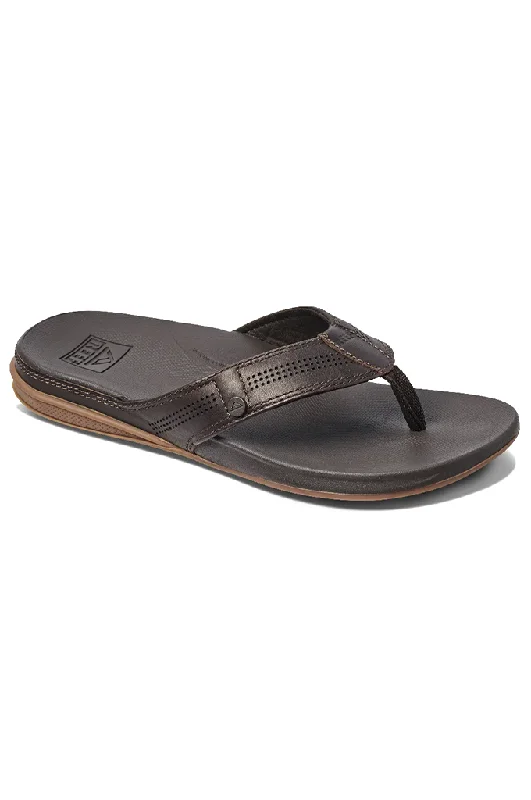 Special Holiday Sale On Premium Shoes Reef Cushion Lux Leather Men's Sandals