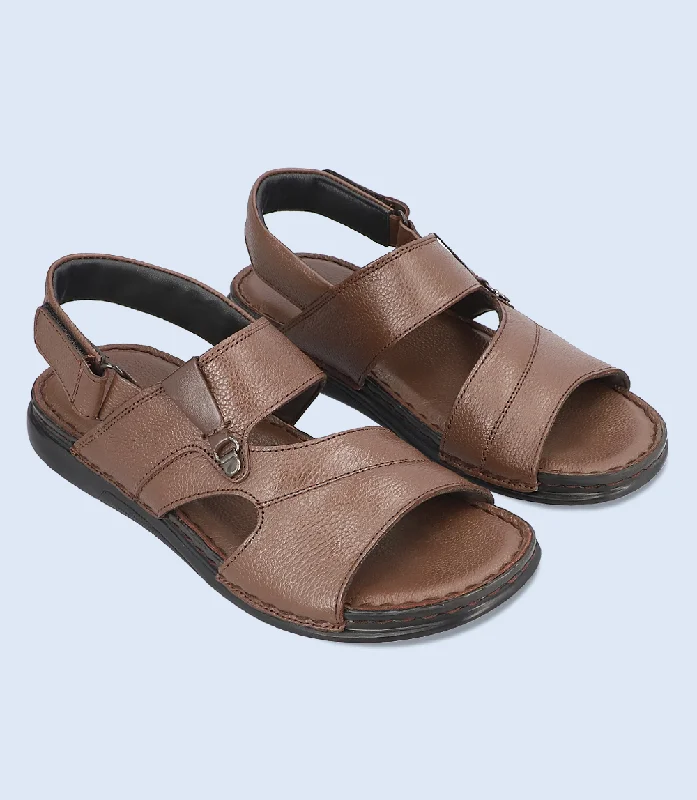 Men's Premium Shoes BM5603-BROWN-Men Sandal
