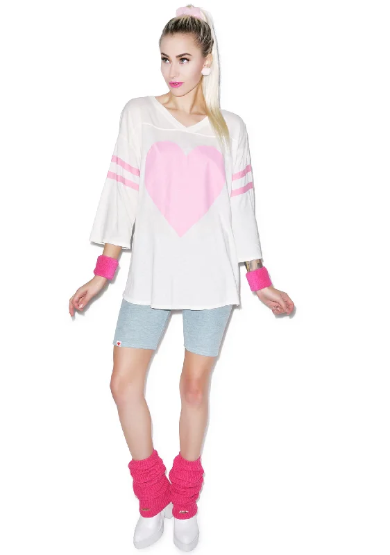 Women's Trendy Attire Barefoot Heart Jersey Tunic