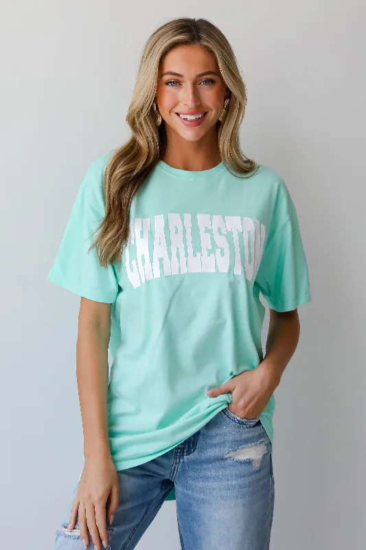 Edgy Fashion Mint Charleston Tee