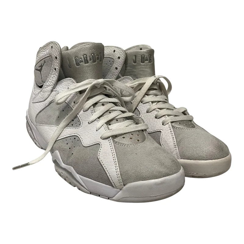 Men's Premium Boots Jordan/Hi-Sneakers/US 9.5/Cotton/WHT/Jordan 7 retro pure money