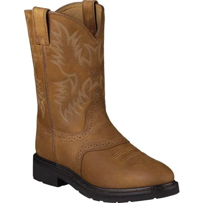 Men's Moisture-Wicking Shoes Ariat Boots: Men's 10002304 Sierra Saddle Tan Slip-Resistant Cowboy Boots Men's Moisture-Wicking Shoes Ariat Boots: Men's 10002304 Sierra Saddle Tan Slip-Resistant Cowboy Boots