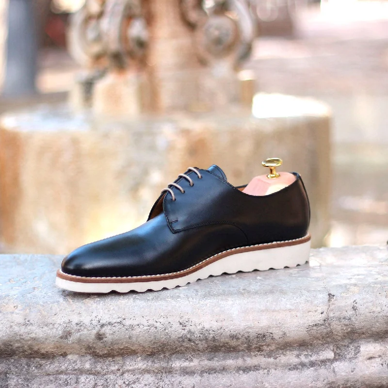 Special Sale On Breathable Shoes DapperFam Vero in Black Men's Italian Leather Derby