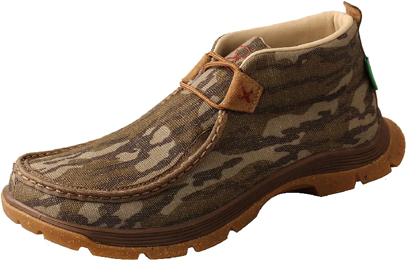 Men's Comfortable Shoes Twisted X Men's Chukka Oblique Toe, Bottomland Camo with CellSole comfort technology, 10 M Men's Comfortable Shoes Twisted X Men's Chukka Oblique Toe, Bottomland Camo with CellSole comfort technology, 10 M