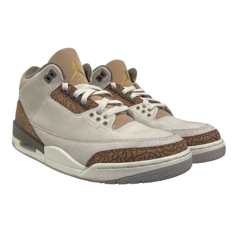 Men's Trendy Boots NIKE/Hi-Sneakers/US 10.5/Leather/BRW/Air Jordan 3 'Palomino'