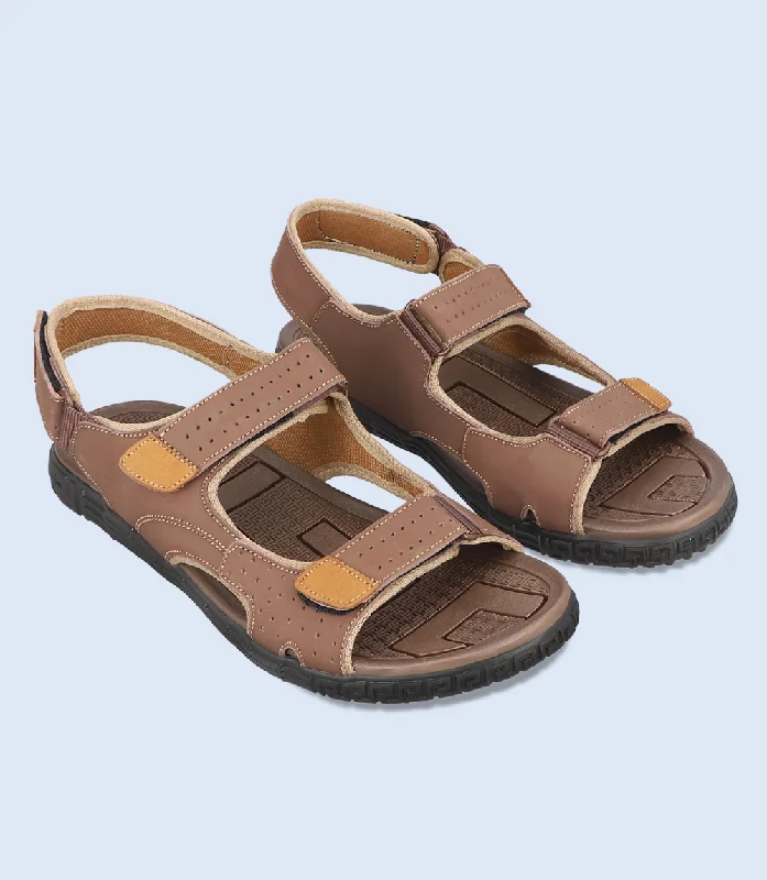 Men's Handcrafted Shoes BM5522-BROWN-Men Sandal