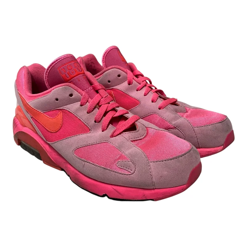 Men's Anti-Slip Shoes NIKE/AIR MAX 180 /Low-Sneakers/US 10/Cotton/PNK/AO4641-602