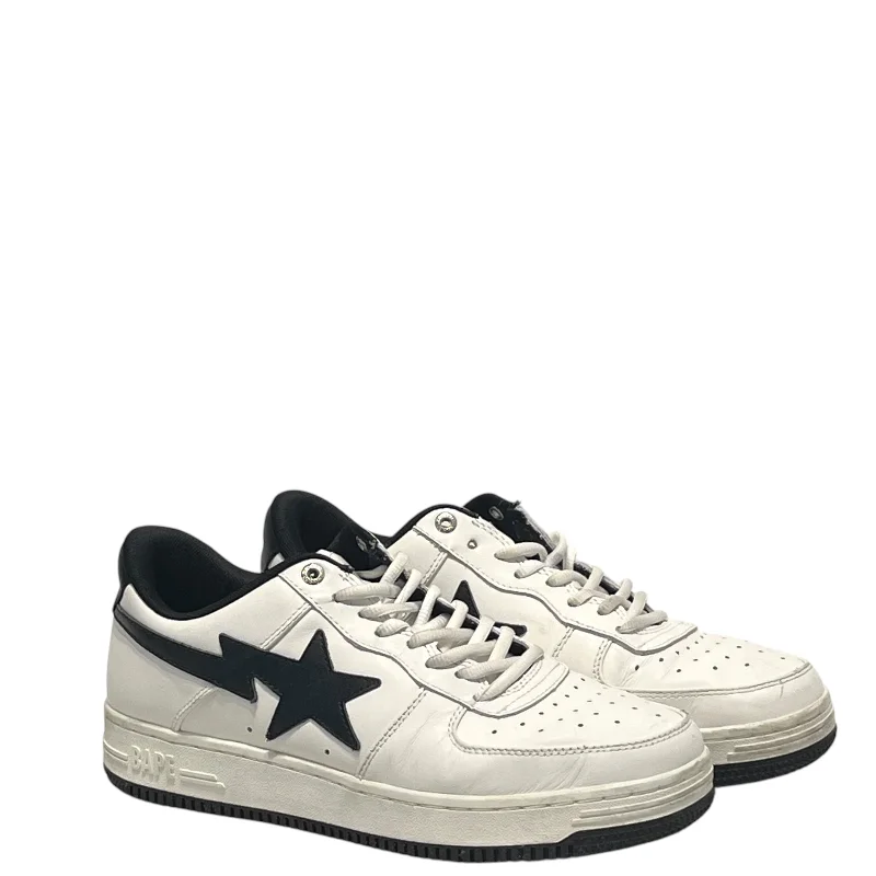 Men's Waterproof Shoes BAPE STA!/JJJJound/Low-Sneakers/US 9.5/Leather/WHT/