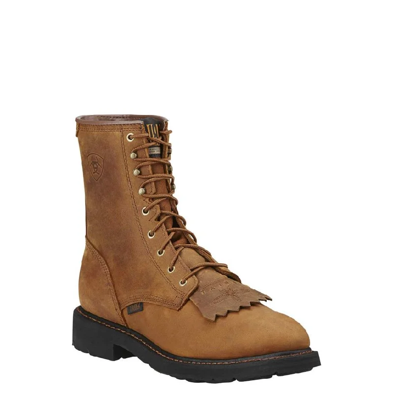 Men's Modern Shoes Ariat Boots: Men's 10002418 Cascade Brown 8-Inch Slip-Resistant Boots Men's Modern Shoes Ariat Boots: Men's 10002418 Cascade Brown 8-Inch Slip-Resistant Boots