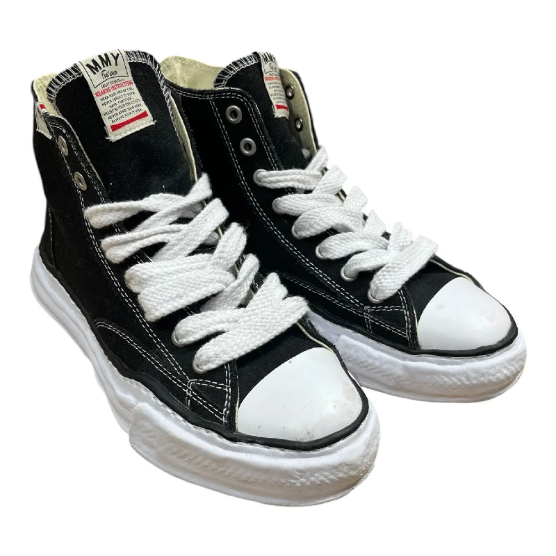Men's Flexible Sole Boots MIHARA YASUHIRO/Hi-Sneakers/EU 45/Cotton/BLK/
