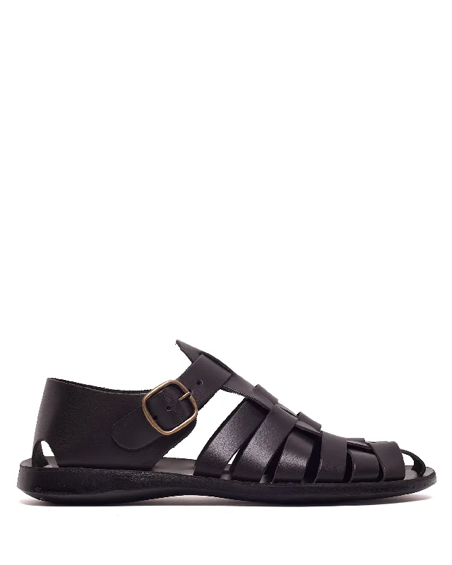 Special Promotion On Comfortable Walking Shoes Kofi Leather Dark Brown