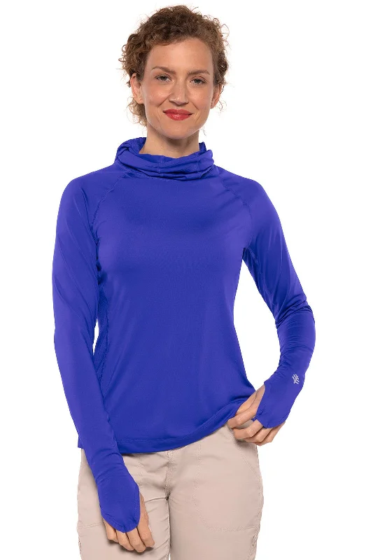 Online Boutiques Clothing Women's Paros Sailing Hoodie | Baja Blue