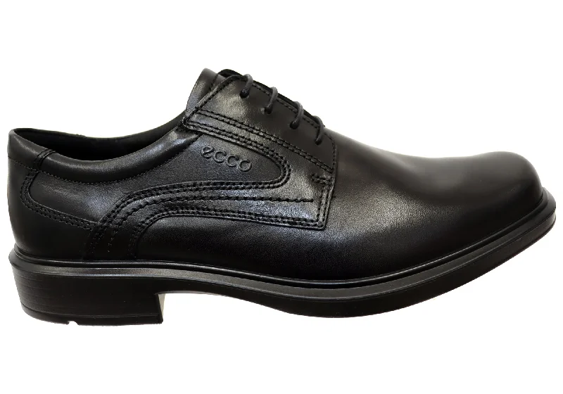 Men's Flexible Shoes ECCO Mens Helsinki Plain Tie Comfortable Leather Lace Up Dress Shoes Men's Flexible Shoes ECCO Mens Helsinki Plain Tie Comfortable Leather Lace Up Dress Shoes