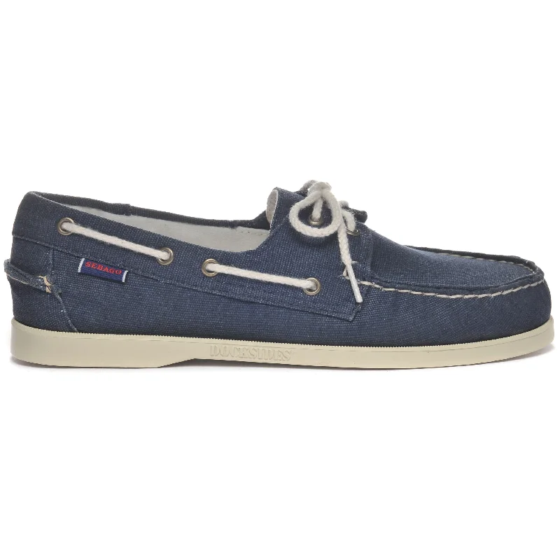 Men's Energy-Return Boots Portland Washed Canvas - Blue Navy