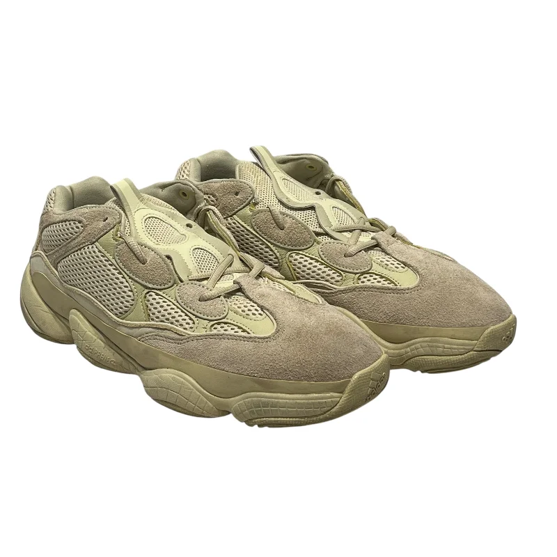 Men's Fashionable Shoes YEEZY/Low-Sneakers/US 12.5/Suede/IVR/Boost 500 Super Moon