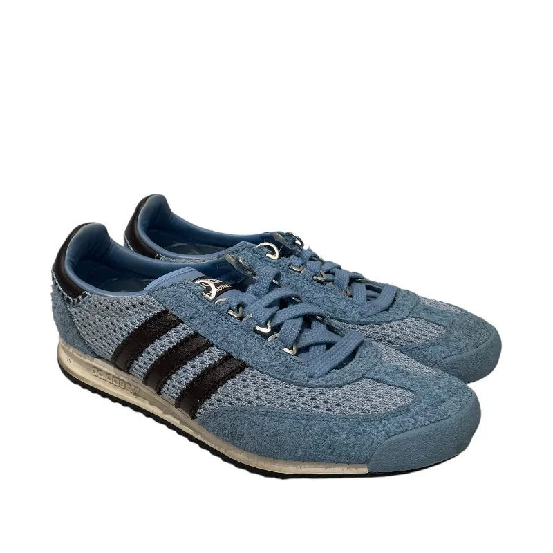 Men's Energy-Return Shoes WALES BONNER/Low-Sneakers/US 9.5/Suede/BLU/