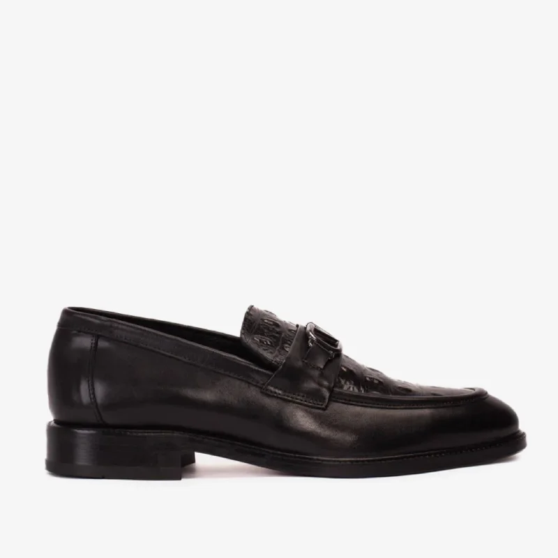 Men's Slip-Resistant Boots Amsterdam Black Bit Loafer Men Shoe