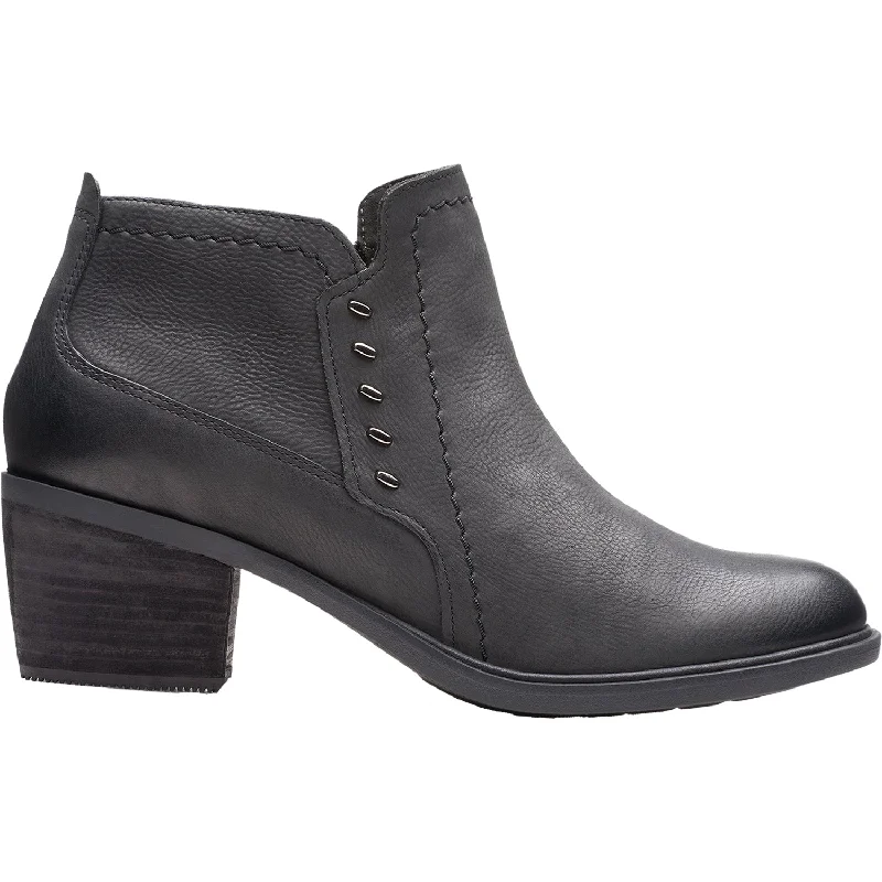 Men's Sporty Shoes Women's Clarks Neva Lo Black Leather