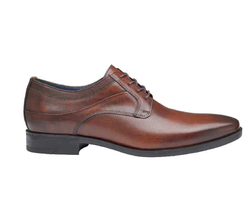 Men's Seamless Design Boots Johnston & Murphy Gibbons Plain Toe Mahogany