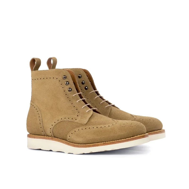 Grab Your Favorite Shoes At The Lowest Price DapperFam Valiant in Camel Men's Lux Suede Military Brogue Grab Your Favorite Shoes At The Lowest Price DapperFam Valiant in Camel Men's Lux Suede Military Brogue