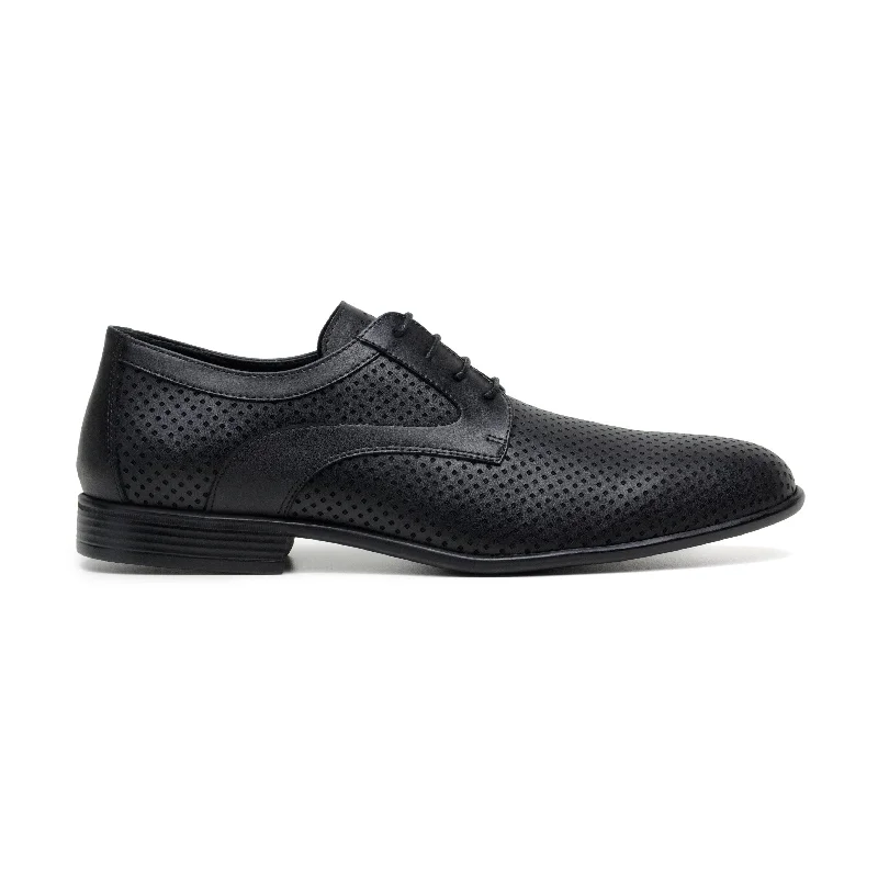 Men's Premium Shoes 'Joshua' Men's vegan-leather Derby shoe by Zette Shoes - black Men's Premium Shoes 'Joshua' Men's vegan-leather Derby shoe by Zette Shoes - black