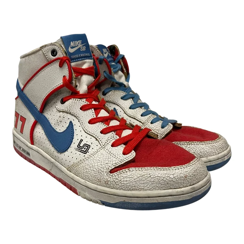 Men's Flexible Sole Shoes NIKE SB/Hi-Sneakers/US 13/WHT/Ishod