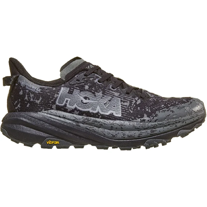 Men's Odor-Resistant Shoes Men's Hoka Speedgoat 6 GTX Black/Outer Orbit Mesh