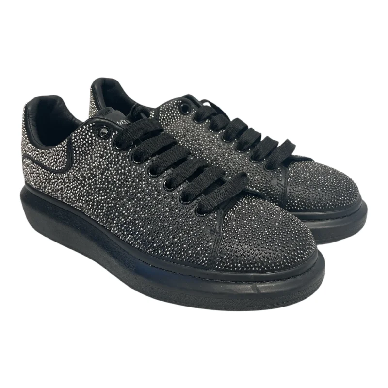 Men's Temperature-Regulating Shoes Alexander McQueen/Low-Sneakers/EU 46/Glitter/Leather/BLK/