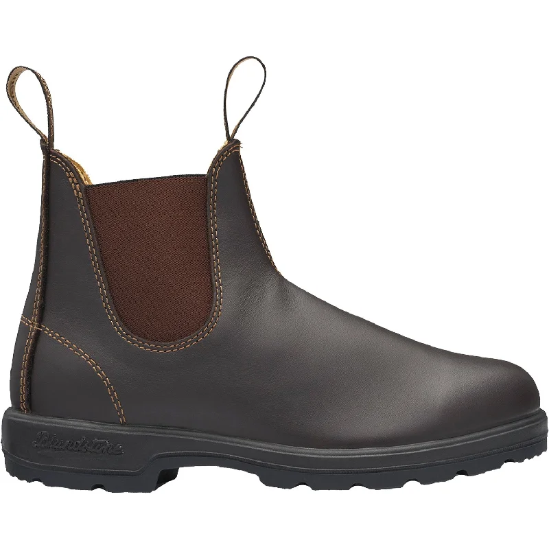 Men's Cozy Boots Unisex Blundstone 550 Walnut Leather
