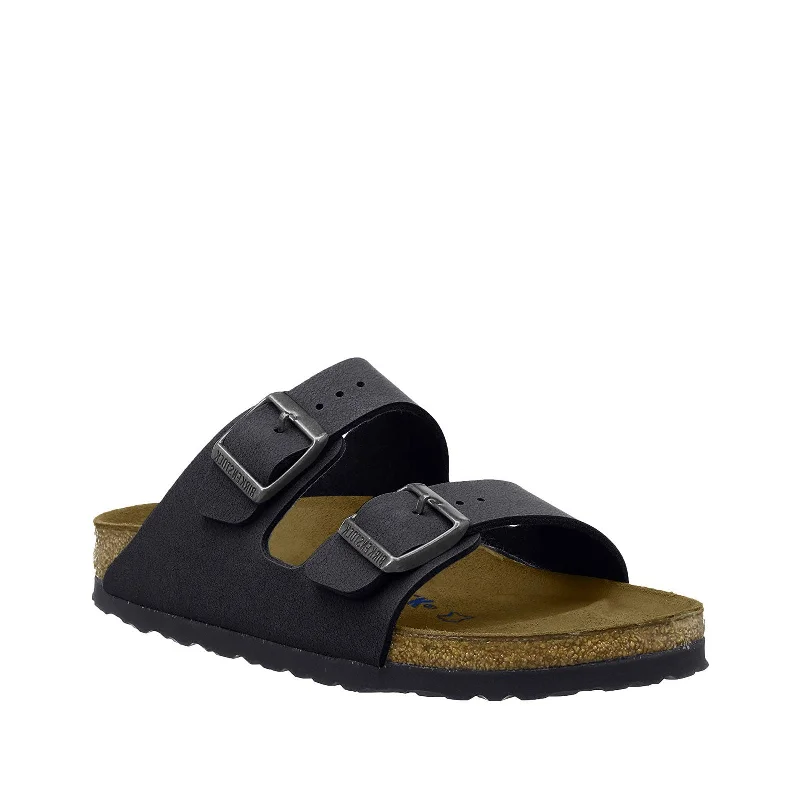 Men's Stylish Shoes Men's Shoes Birkenstock ARIZONA Soft Footbed Slide Sandals 0552331 BLACK LEATHER