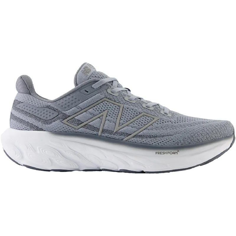 Men's Temperature-Regulating Boots Men's New Balance Fresh Foam X M1080G13 Steel/Titanium/White Mesh