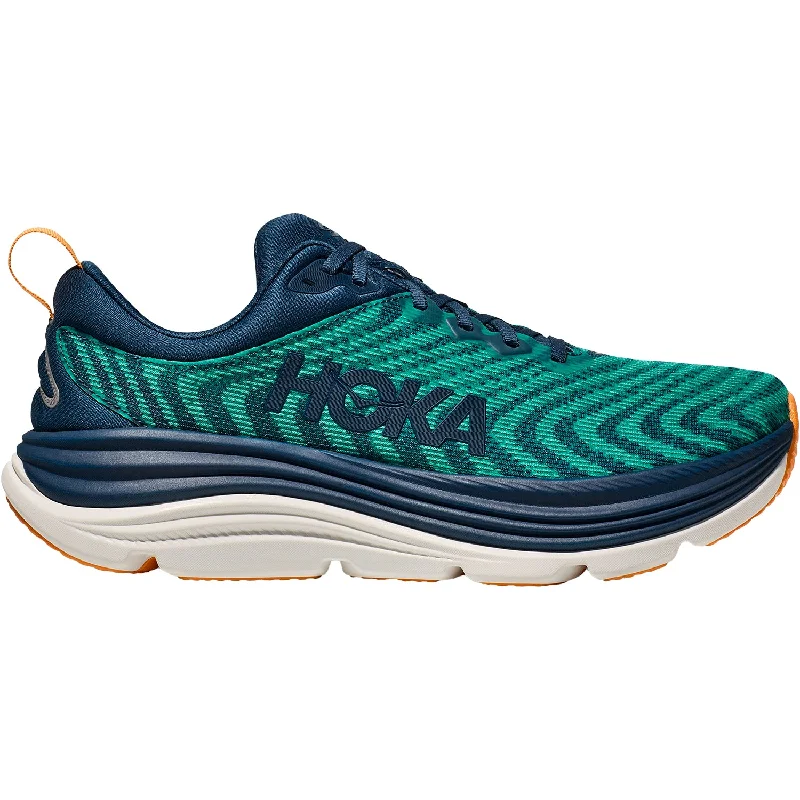 Men's Flexible Boots Men's Hoka Gaviota 5 Midnight/Oceanic Mesh