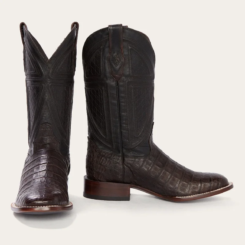 Men's Durable Shoes Kaycee Brown Caiman Belly Cowboy Boot