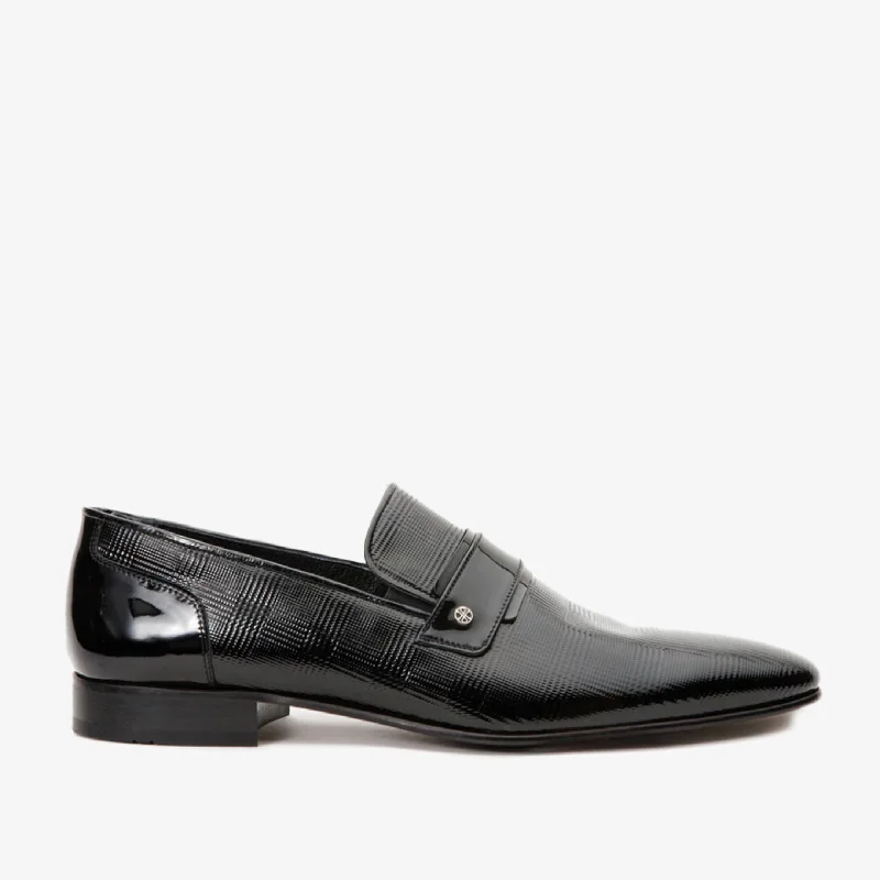 Limited-Time Offer On Premium Shoes The Warsaw Men Shoe Black Leather Bit Loafer