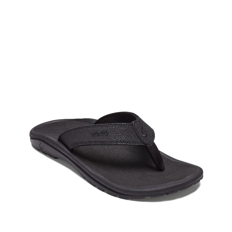 Men's All-Day Wear Boots Men's Shoes OluKai OHANA Water Resistant Sandals 10110A-4040 BLACK / BLACK Men's All-Day Wear Boots Men's Shoes OluKai OHANA Water Resistant Sandals 10110A-4040 BLACK / BLACK