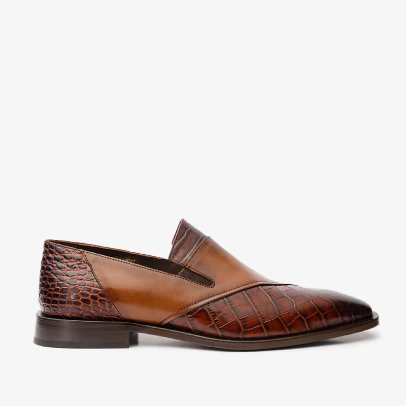 Men's Shock-Absorbing Shoes The Mississippi Tan Leather Loafer Men Shoe