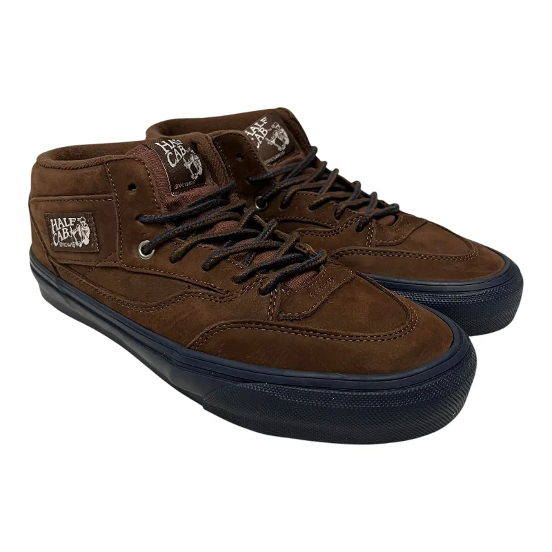 Men's Lightweight Boots VANS/Low-Sneakers/US 10/Suede/BRW/SKATE HALF CAB '92