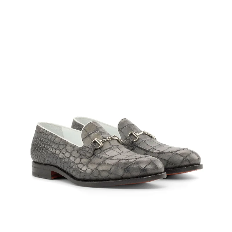 Unbeatable Prices On Top-Brand Shoes DapperFam Luciano in Grey / Black / White Men's Italian Leather Loafer Unbeatable Prices On Top-Brand Shoes DapperFam Luciano in Grey / Black / White Men's Italian Leather Loafer