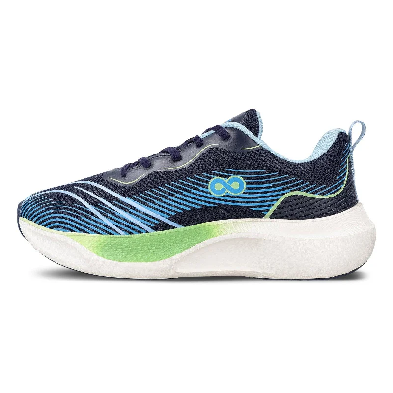 Men's Moisture-Wicking Shoes Men's Lace-up Walking Shoes - WS9142 Blue