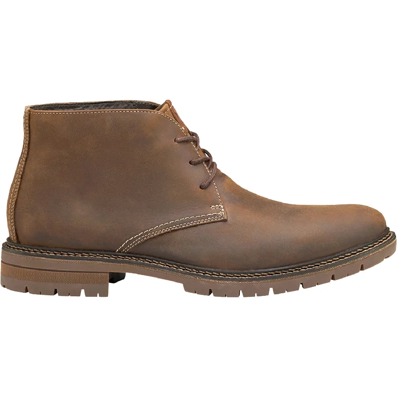 Men's Breathable Shoes Men's Johnston & Murphy Kipton Chukka Brown Leather