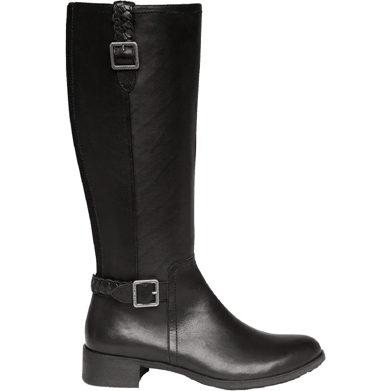 Men's Stylish Boots Women's Aetrex Vera Black Leather