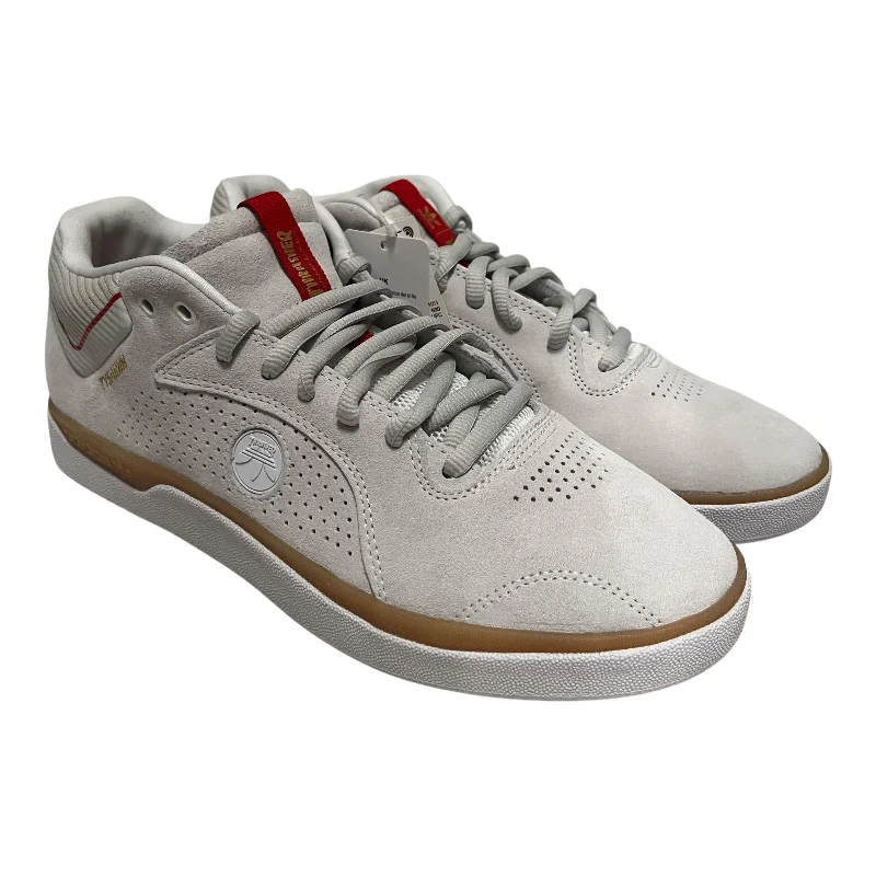 Men's Breathable Boots adidas/Low-Sneakers/US 11/Suede/WHT/Tyshawn x Thrasher