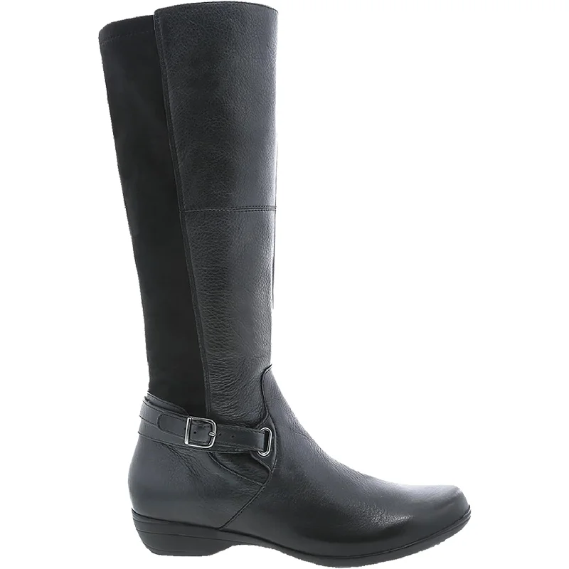 Men's Shock-Absorbing Shoes Women's Dansko Francesca Black Milled Leather