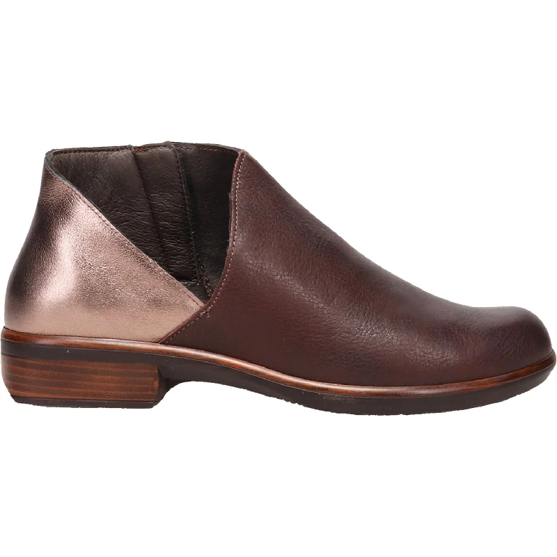 Men's Flexible Sole Boots Women's Naot Bayamo Soft Brown/Radiant Copper Leather