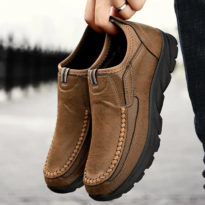 Men's Fashionable Shoes Men's Casual Retro Fashion Handmade Leisure Zapatos
