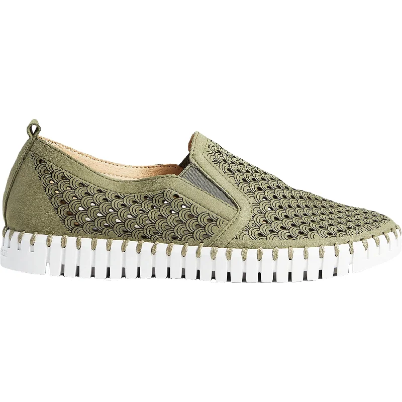 Men's Comfortable Shoes Men's Ilse Jacobsen Tulip 140 Army Synthetic