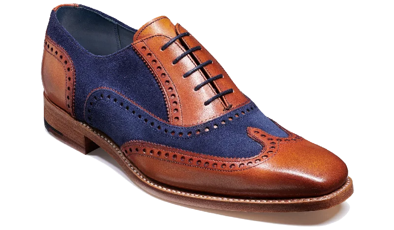 Men's Ultra-Light Shoes Spencer - Antique Rosewood / Navy Suede