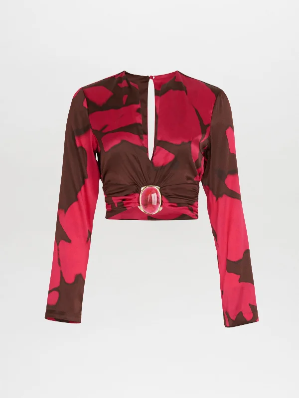 Women's Work Outfit Edith Blouse Fuchsia Cacao