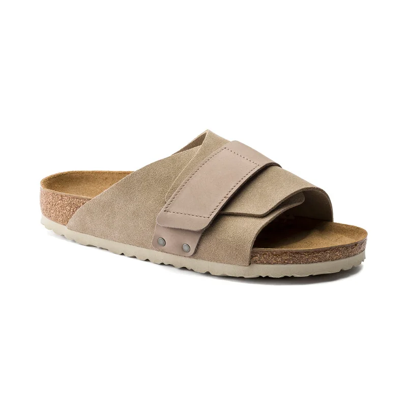 Limited Stock On Premium Leather Shoes Men's Kyoto Taupe Suede